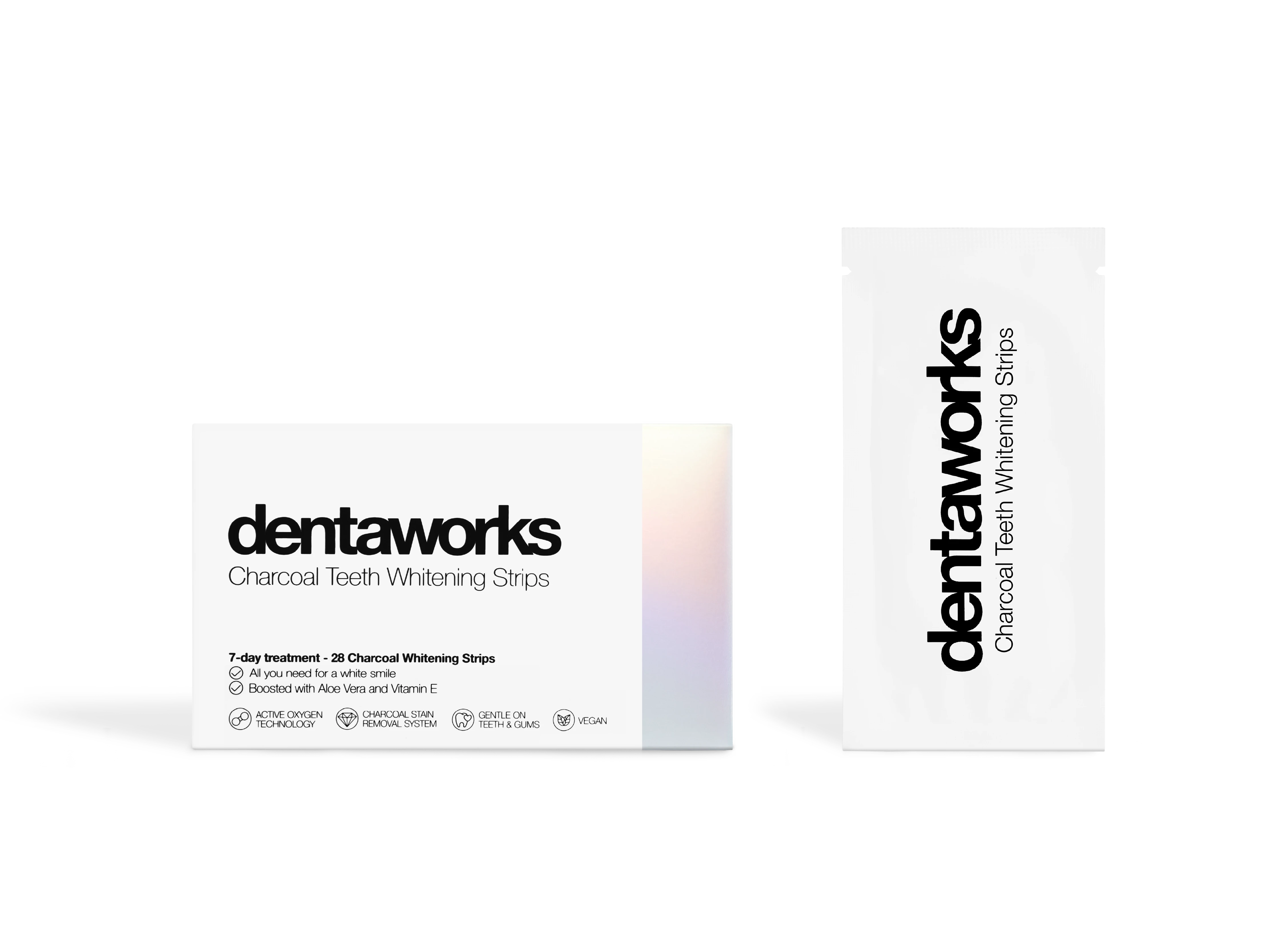 Dentaworks Charcoal Zahnbleaching-Strips